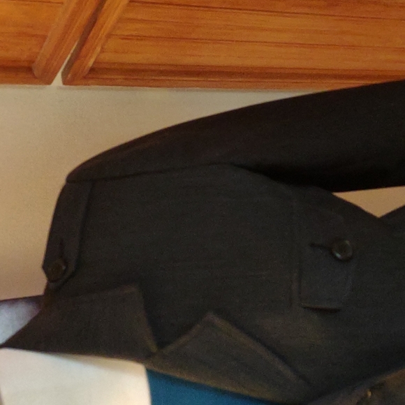 Grey blazer by View sz 8 with a button detail everywhere you could have it - Picture 4 of 9